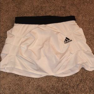 White adidas tennis skirt